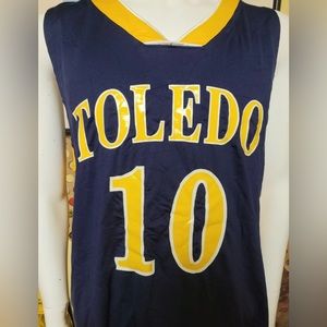 Vintage Russell Brand University of Toledo Basketball Jersey.